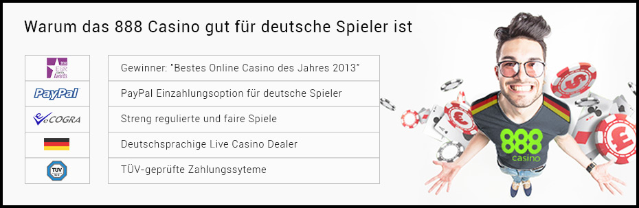 Warum das 888 Casino gut für deutsche Spieler ist
